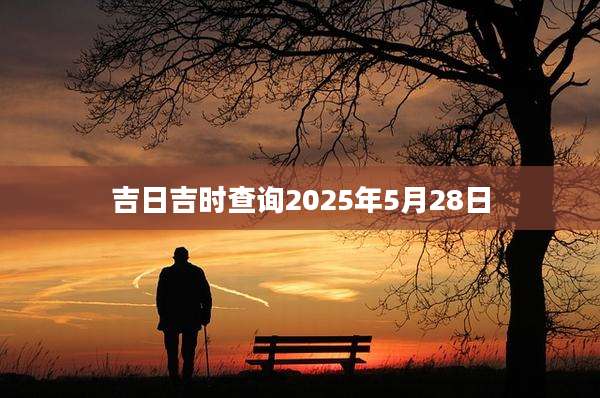 吉日吉时查询2025年5月28日