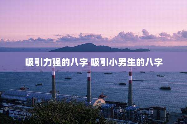 吸引力强的八字 吸引小男生的八字