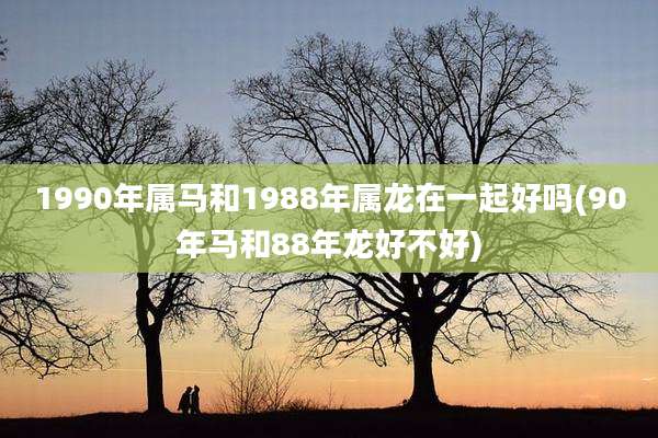 1990年属马和1988年属龙在一起好吗(90年马和88年龙好不好)