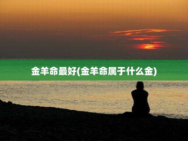 金羊命最好(金羊命属于什么金)