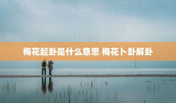 梅花起卦是什么意思 梅花卜卦解卦