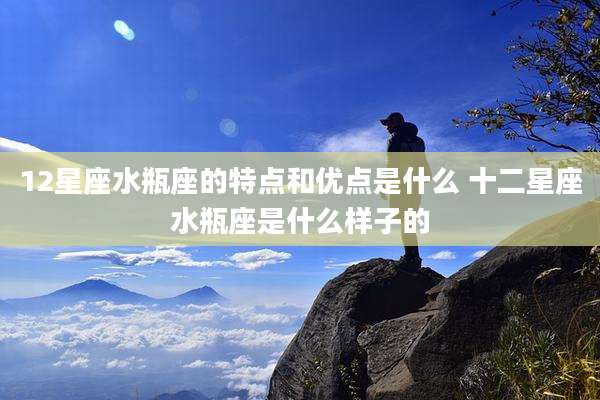 12星座水瓶座的特点和优点是什么 十二星座水瓶座是什么样子的