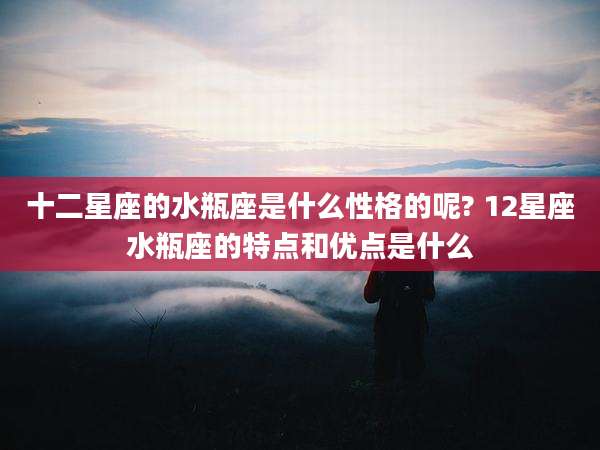 十二星座的水瓶座是什么性格的呢? 12星座水瓶座的特点和优点是什么