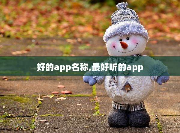 好的app名称,最好听的app