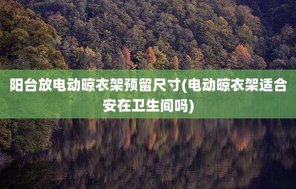 阳台放电动晾衣架预留尺寸(电动晾衣架适合安在卫生间吗)