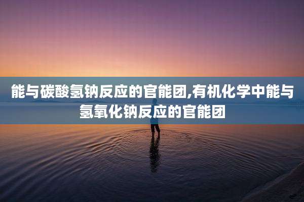 能与碳酸氢钠反应的官能团,有机化学中能与氢氧化钠反应的官能团