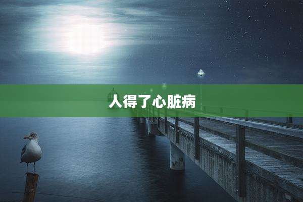 人得了心脏病