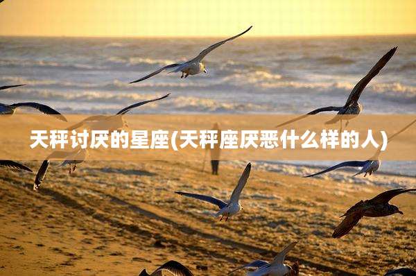 天秤讨厌的星座(天秤座厌恶什么样的人)