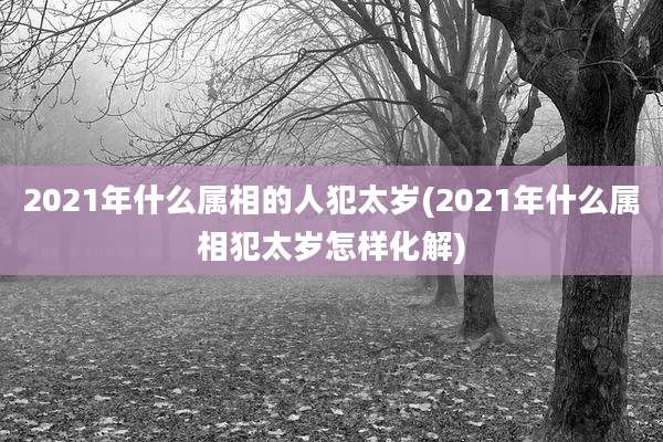 2021年什么属相的人犯太岁(2021年什么属相犯太岁怎样化解)