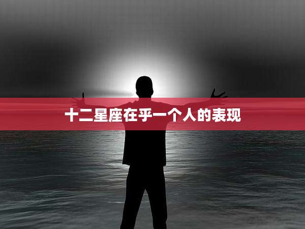 十二星座在乎一个人的表现