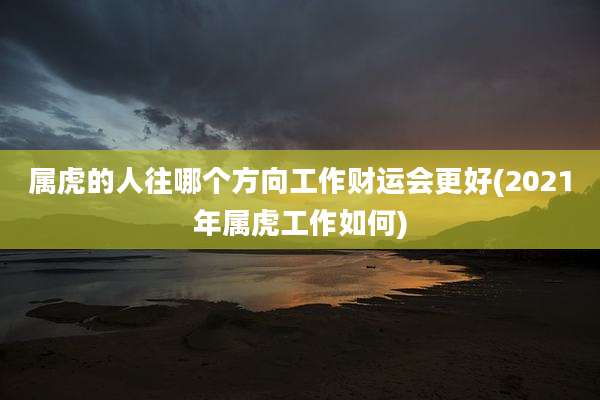 属虎的人往哪个方向工作财运会更好(2021年属虎工作如何)