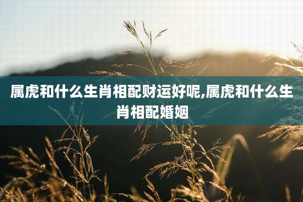 属虎和什么生肖相配财运好呢,属虎和什么生肖相配婚姻