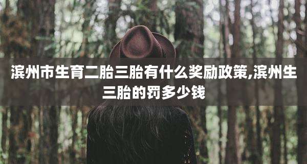 滨州市生育二胎三胎有什么奖励政策,滨州生三胎的罚多少钱