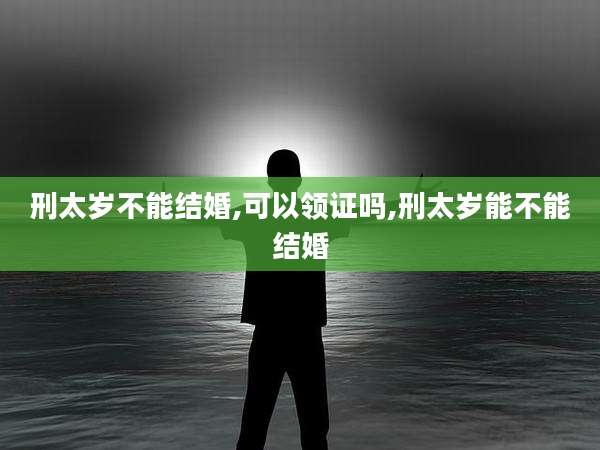 刑太岁不能结婚,可以领证吗,刑太岁能不能结婚