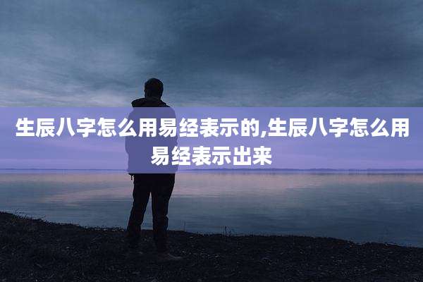 生辰八字怎么用易经表示的,生辰八字怎么用易经表示出来