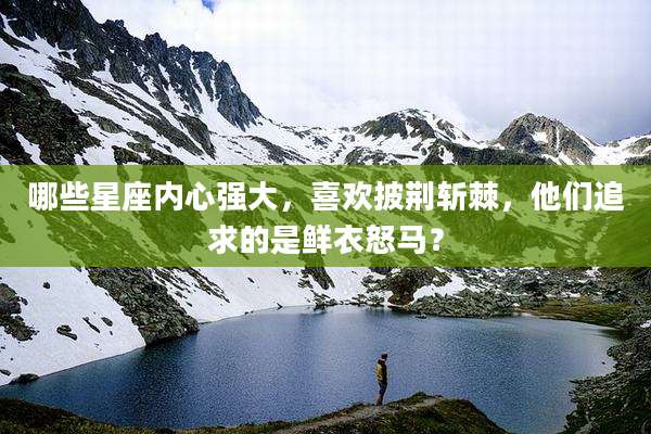 哪些星座内心强大,喜欢披荆斩棘,他们追求的是鲜衣怒马?