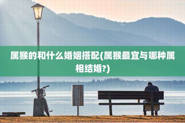 属猴的和什么婚姻搭配(属猴最宜与哪种属相结婚?)