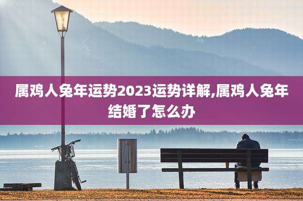 属鸡人兔年运势2023运势详解,属鸡人兔年结婚了怎么办