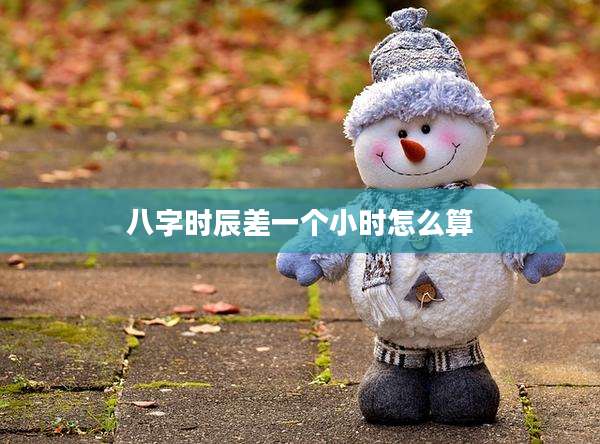 八字时辰差一个小时怎么算