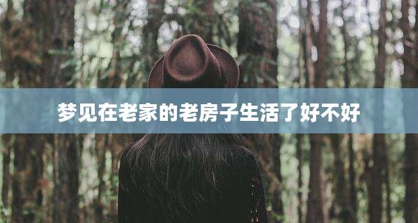 梦见在老家的老房子生活了好不好