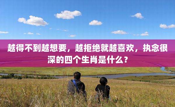 越得不到越想要，越拒绝就越喜欢，执念很深的四个生肖是什么？