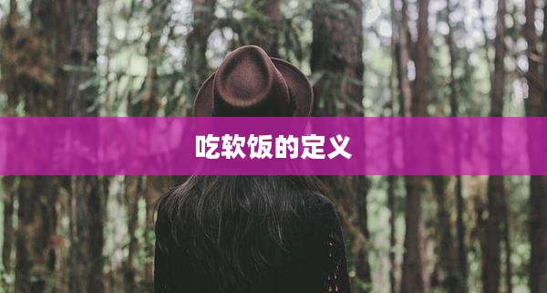 吃软饭的定义