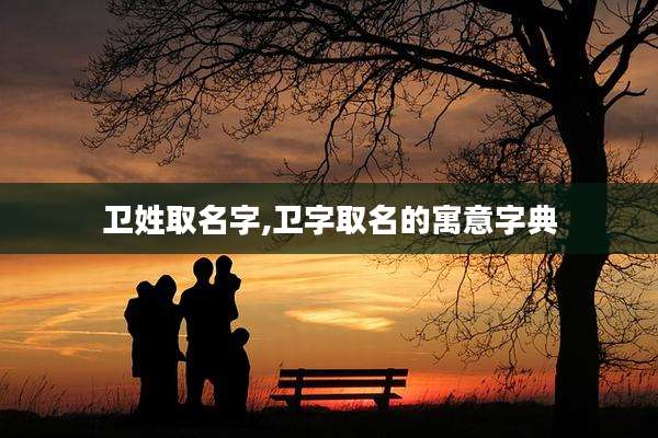 卫姓取名字,卫字取名的寓意字典