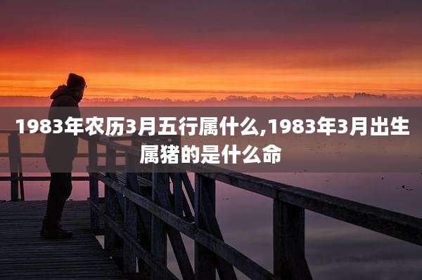 1983年农历3月五行属什么,1983年3月出生属猪的是什么命