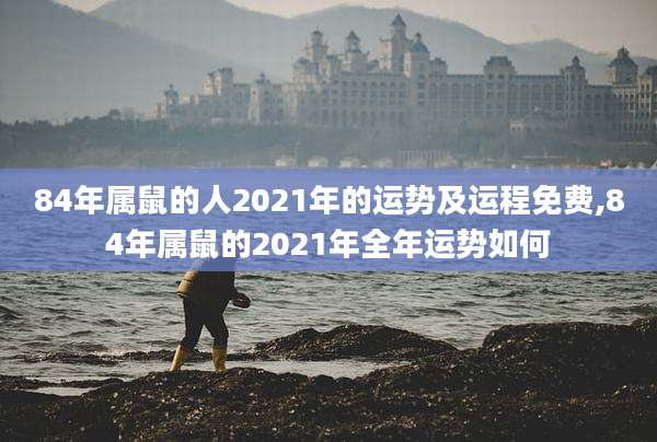84年属鼠的人2021年的运势及运程免费,84年属鼠的2021年全年运势如何