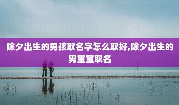 除夕出生的男孩取名字怎么取好,除夕出生的男宝宝取名