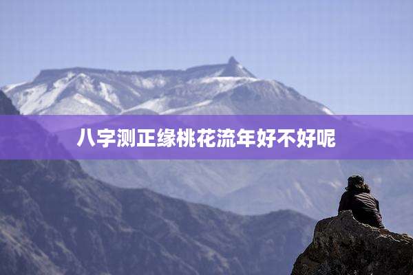 八字测正缘桃花流年好不好呢