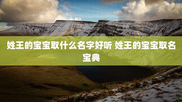 姓王的宝宝取什么名字好听 姓王的宝宝取名宝典