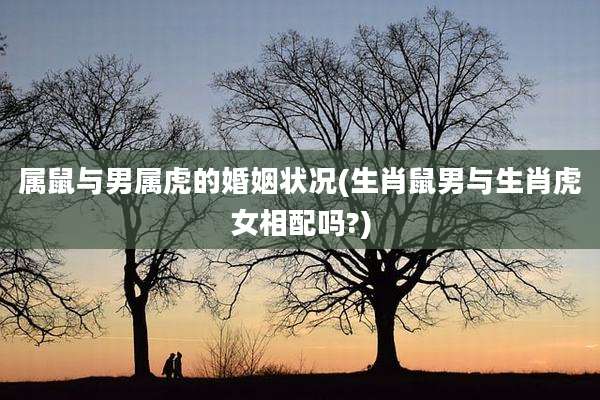 属鼠与男属虎的婚姻状况(生肖鼠男与生肖虎女相配吗?)