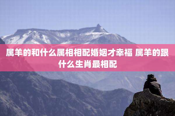 属羊的和什么属相相配婚姻才幸福 属羊的跟什么生肖最相配