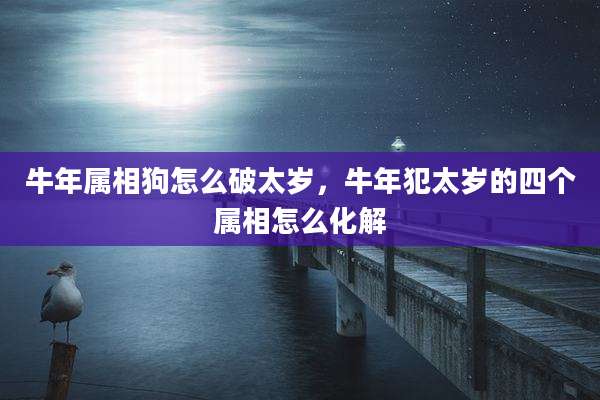 牛年属相狗怎么破太岁,牛年犯太岁的四个属相怎么化解