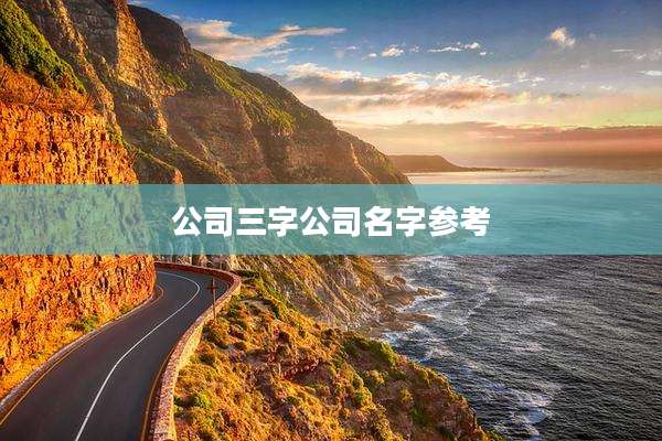 公司三字公司名字参考