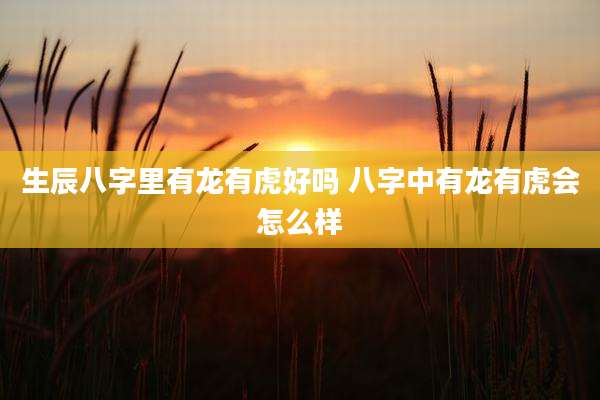 生辰八字里有龙有虎好吗 八字中有龙有虎会怎么样
