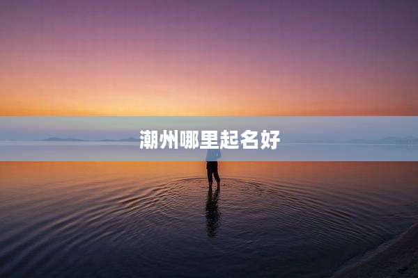 潮州哪里起名好