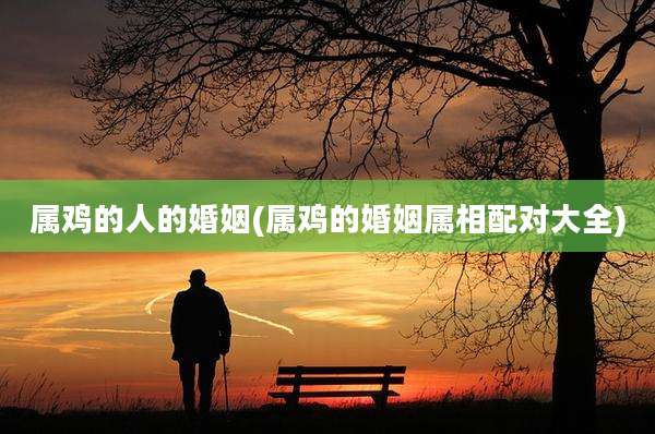 属鸡的人的婚姻(属鸡的婚姻属相配对大全)