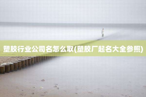 塑胶行业公司名怎么取(塑胶厂起名大全参照)