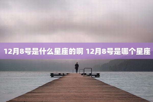 12月8号是什么星座的啊 12月8号是哪个星座