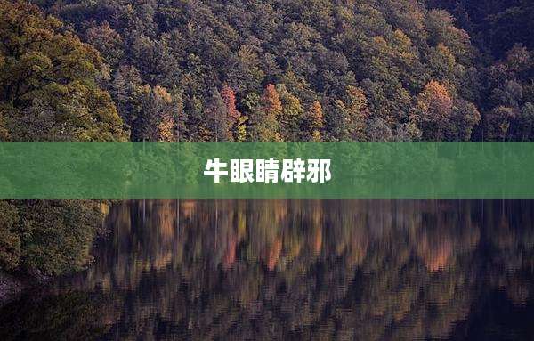 牛眼睛辟邪