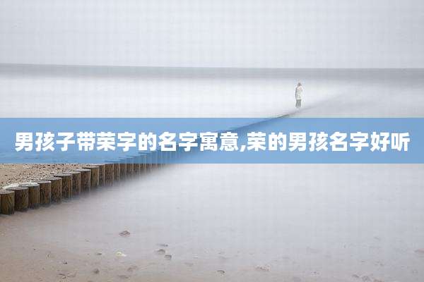男孩子带荣字的名字寓意,荣的男孩名字好听