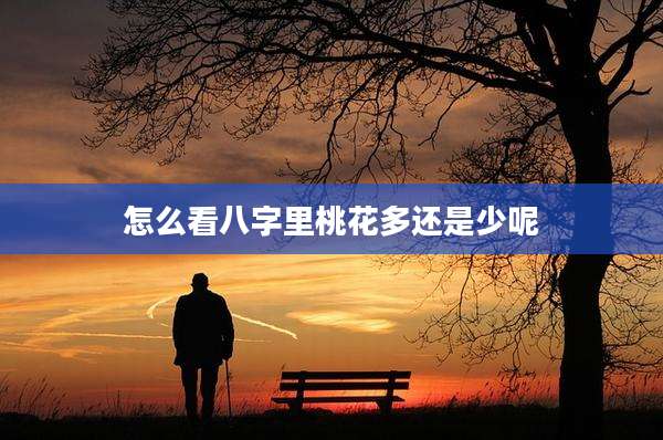 怎么看八字里桃花多还是少呢