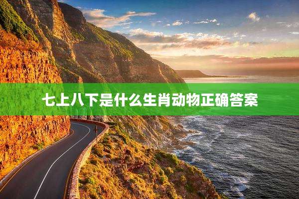 七上八下是什么生肖动物正确答案
