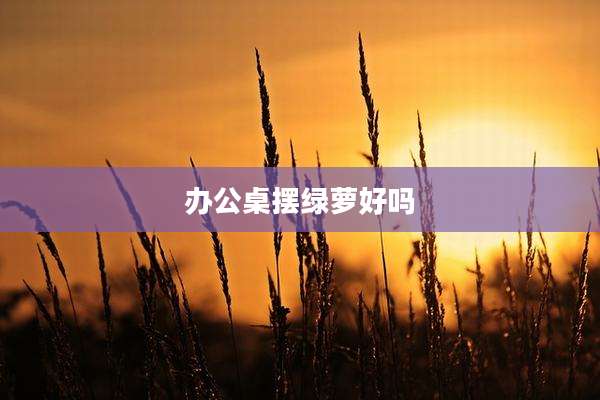 办公桌摆绿萝好吗