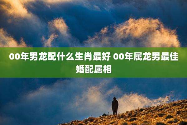 00年男龙配什么生肖最好 00年属龙男最佳婚配属相