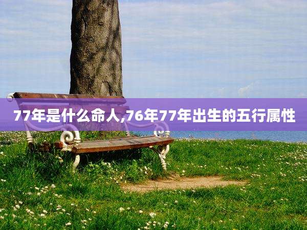 77年是什么命人,76年77年出生的五行属性