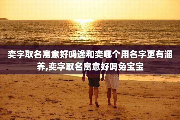 奕字取名寓意好吗逸和奕哪个用名字更有涵养,奕字取名寓意好吗兔宝宝