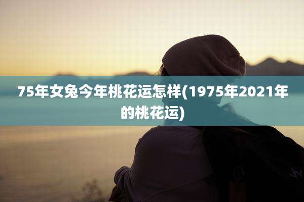 75年女兔今年桃花运怎样(1975年2021年的桃花运)